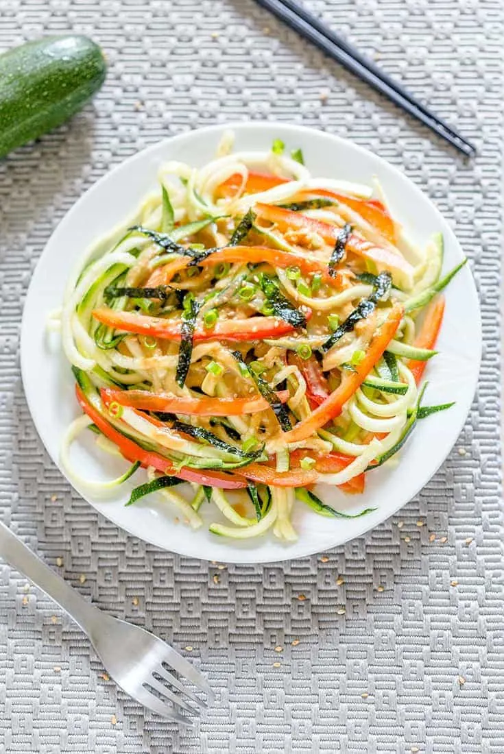 Zucchini Noodle Salad