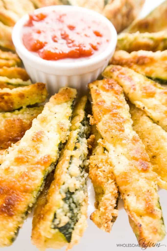 Crispy baked summer squash fries