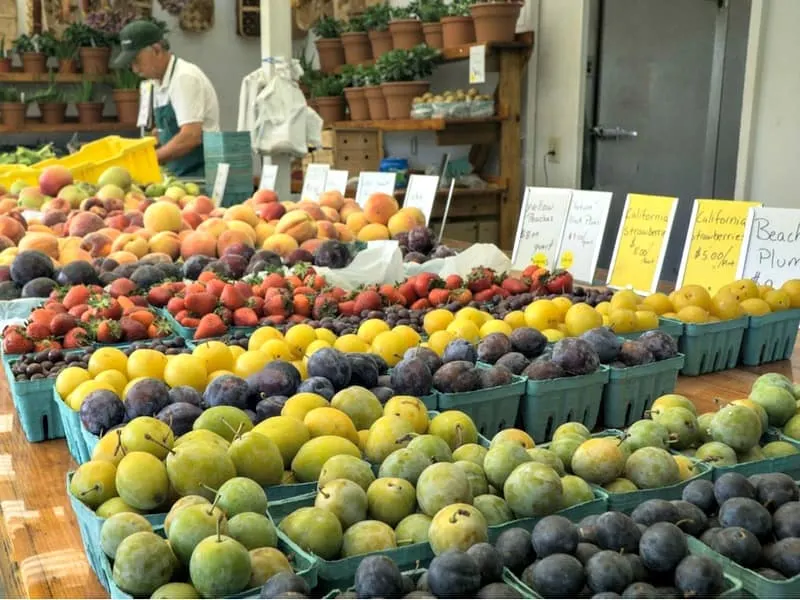 Fruits for sale at the farmer's market