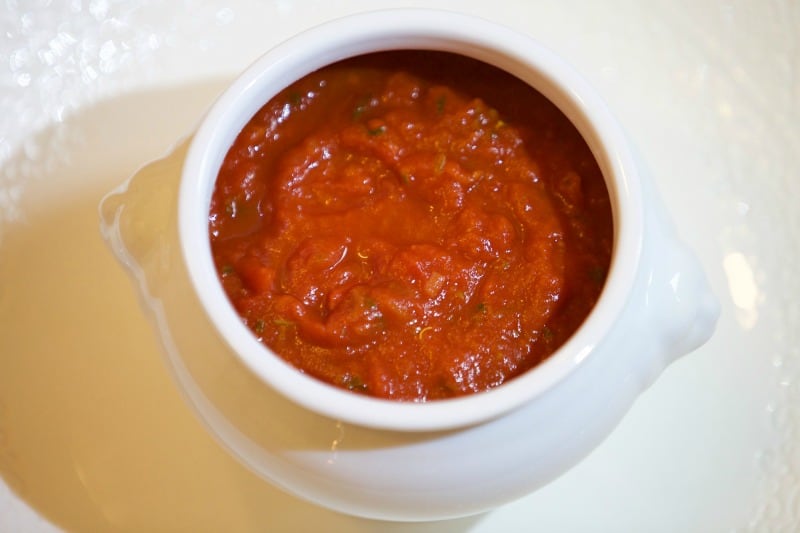 Homemade tomato sauce