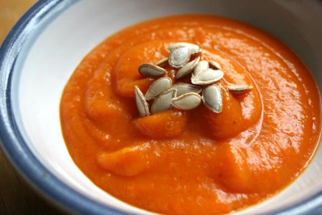 Smokey Butternut Squash and Carrot Soup