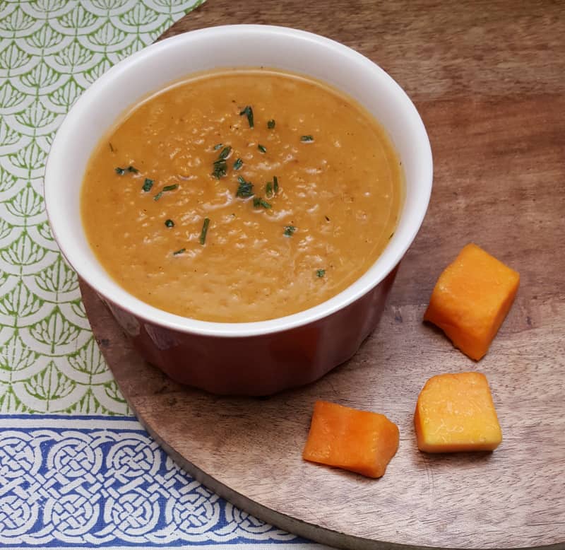 Vegetarian Roasted Butternut Squash Soup 