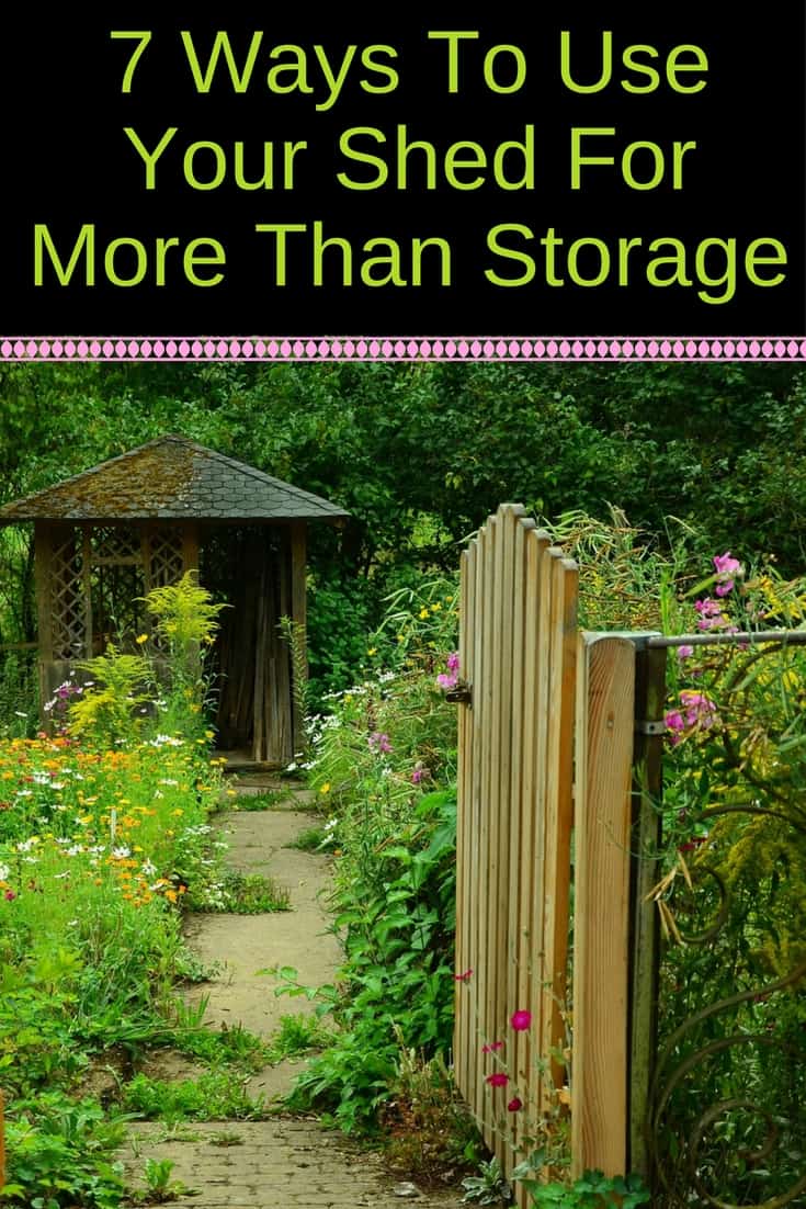  pathway to a secret shed, surrounded by flowers