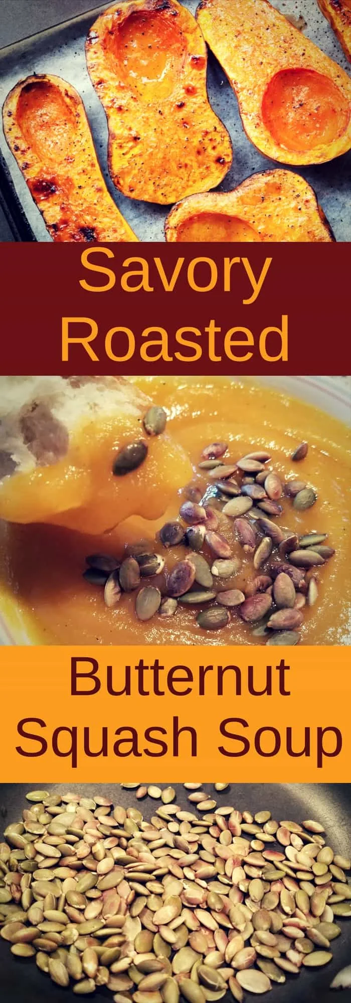 This healthy roasted butternut squash soup is easy to make and DELICIOUS!
