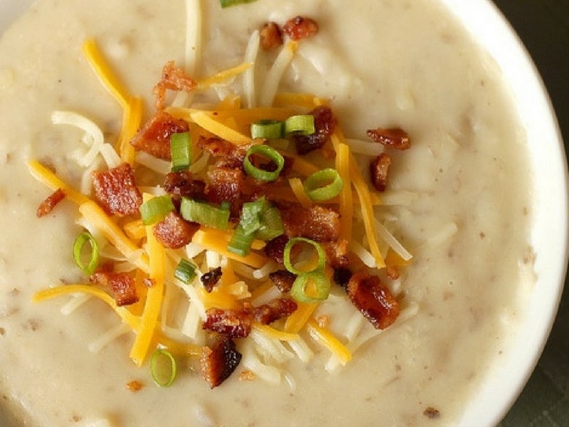 Yummy Baked Potato Soup Recipe