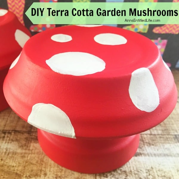 Terra Cotta Garden Mushrooms