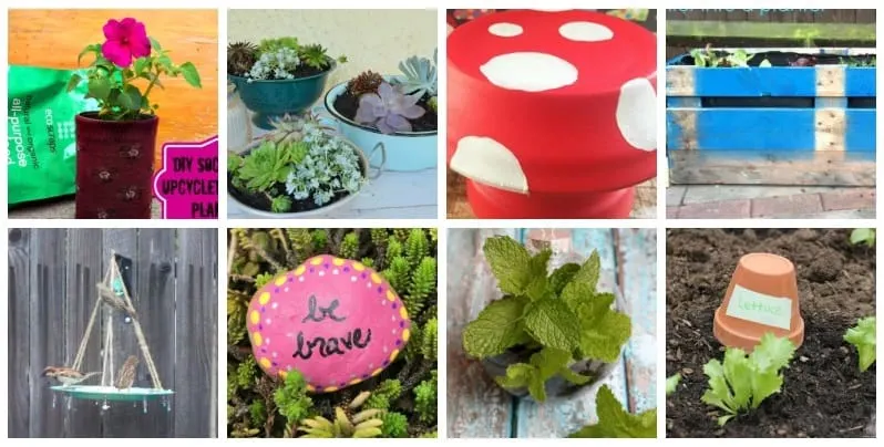 Recycled Garden Crafts