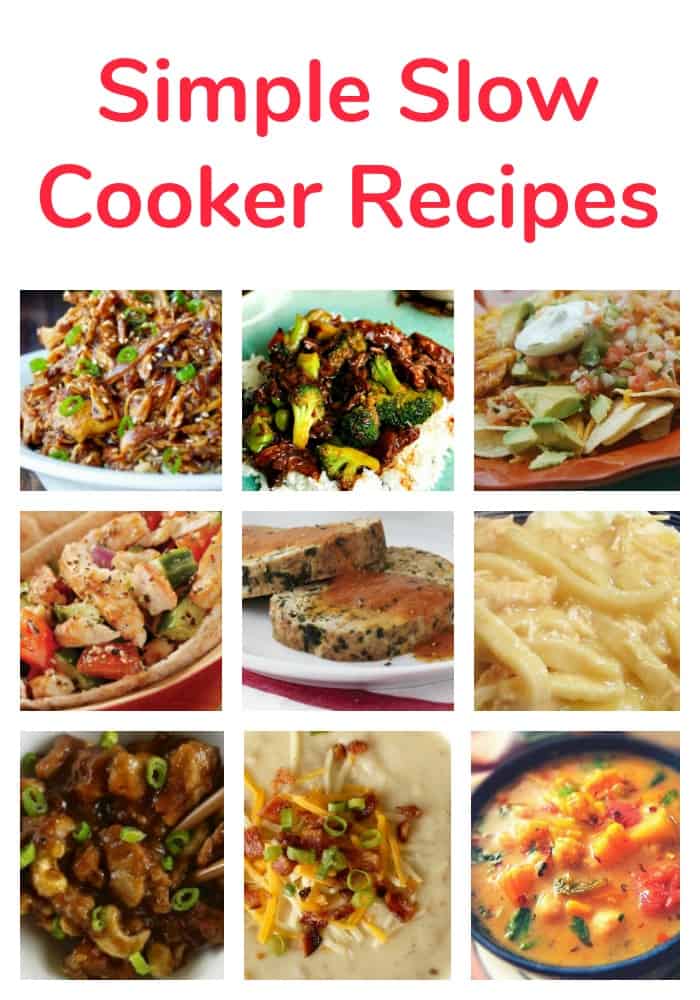 Simple Slow Cooker Recipes