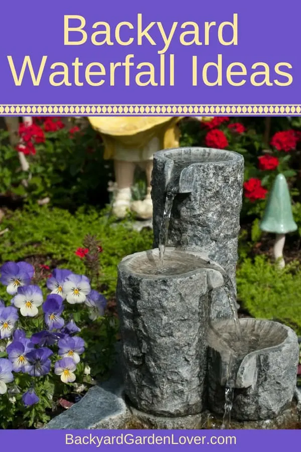 Backyard water feature