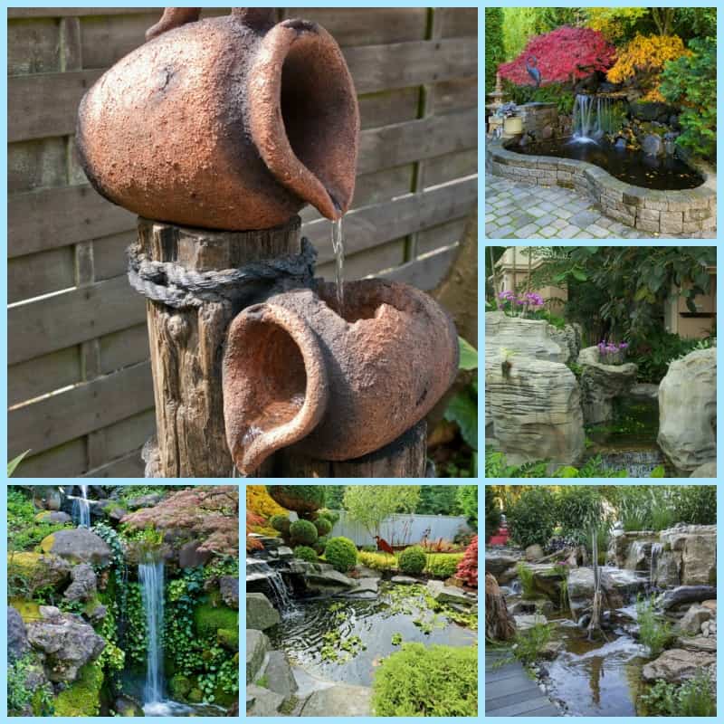 Backyard waterfall ideas