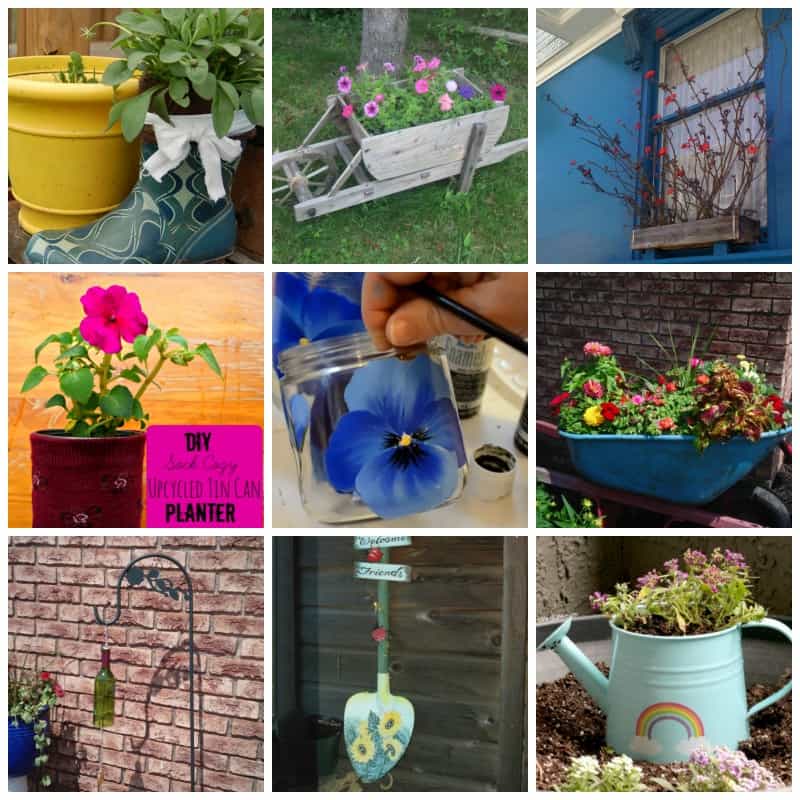 garden upcycling upcycled fun
