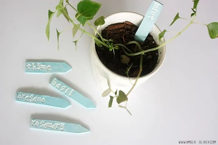 DIY plant markers