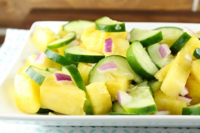 Pineapple Cucumber Salad