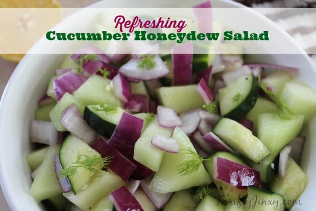 Refreshing Cucumber Honeydew Salad