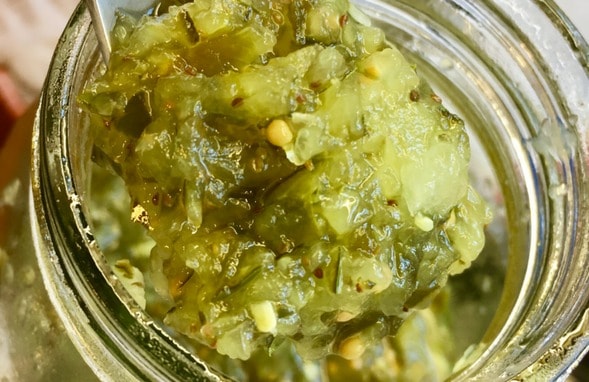 Easy cucumber relish