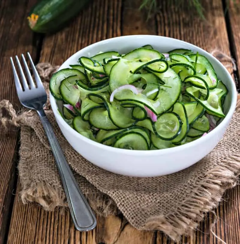 Easy cucumber salad