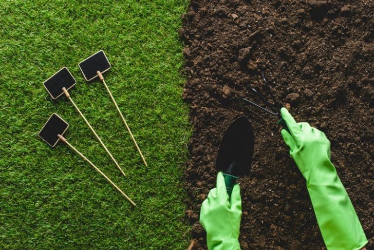 Long gardening gloves