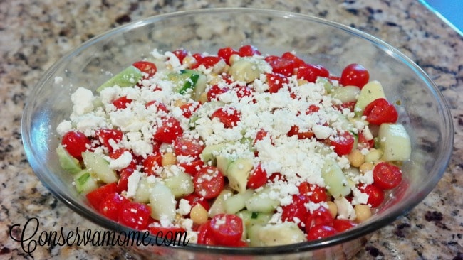 Tomato Cucumber Avocado Salad