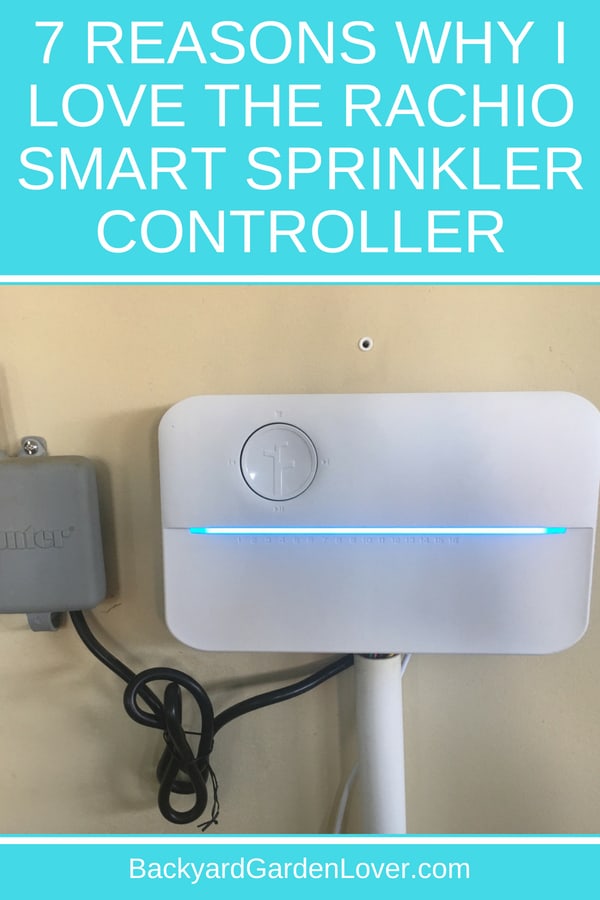 smart sprinkler controller on the wall