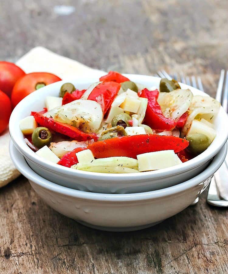 Summer tomato salad