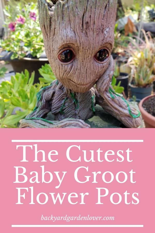 the cutest baby groot flower pot