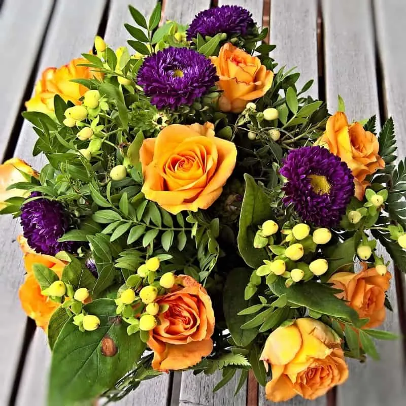 Yellow roses bouquet