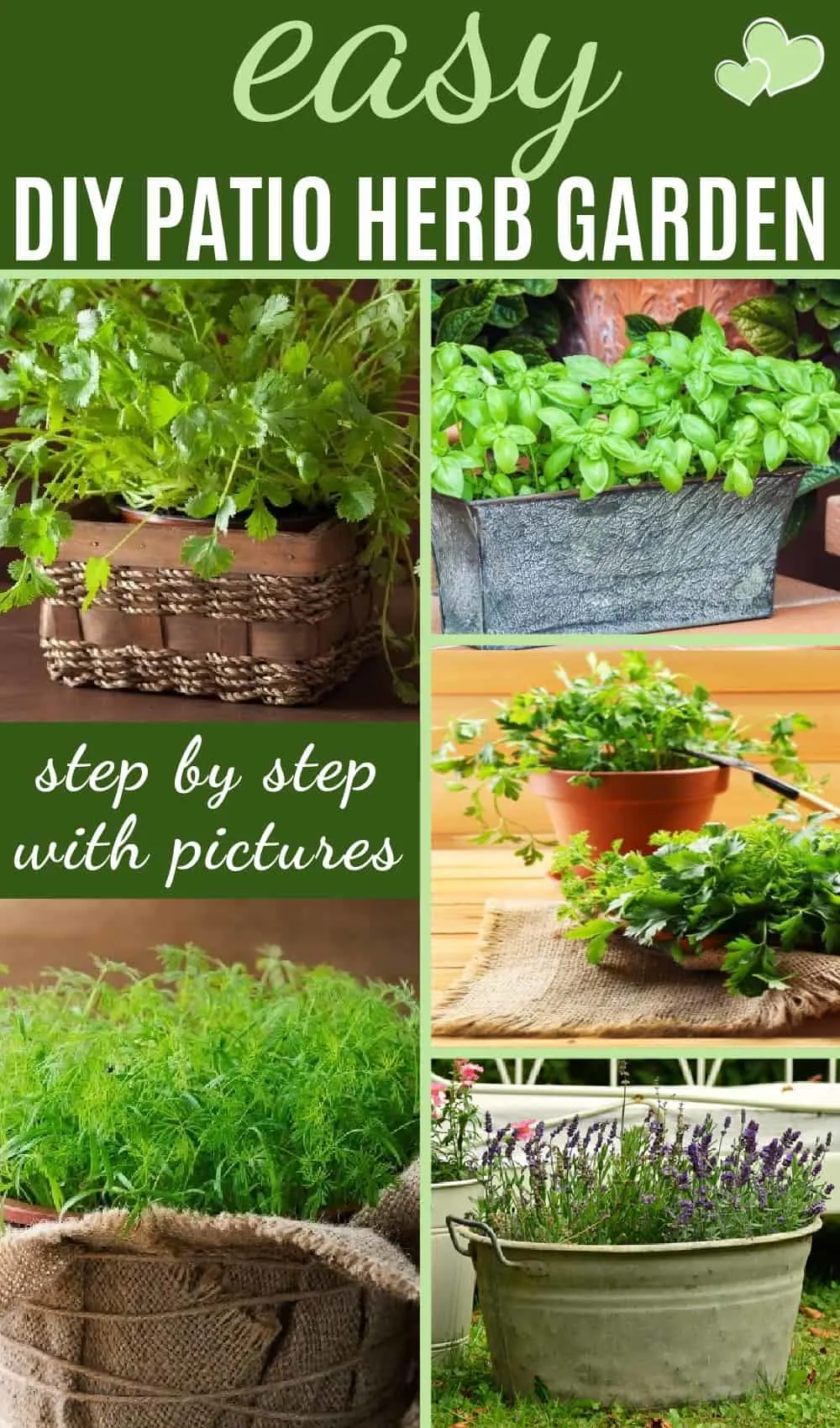 Easy DIY patio herb garden