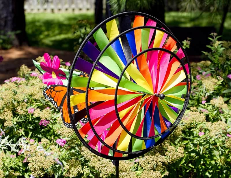 Colorful Sun Flower Wind Spinner/Great Gift/Yard/Garden/Decoration 