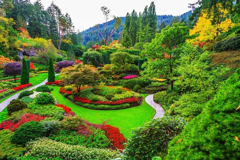 Butchart Gardens on Vancouver Island