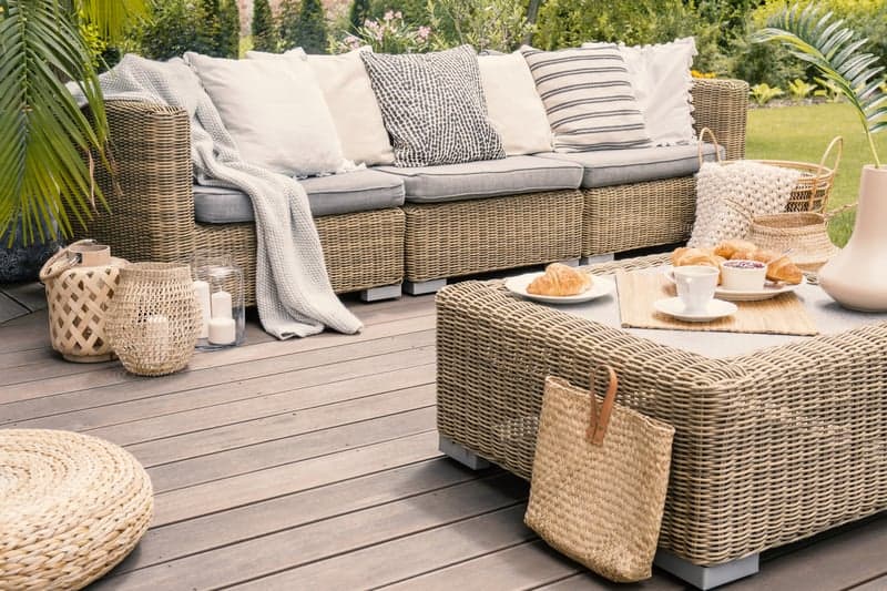 Luxurious patio furniture