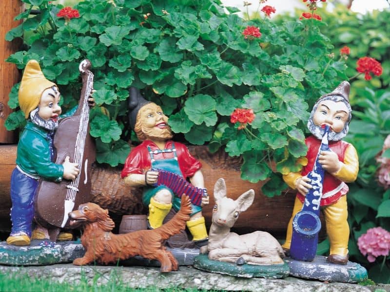 Musical garden gnomes