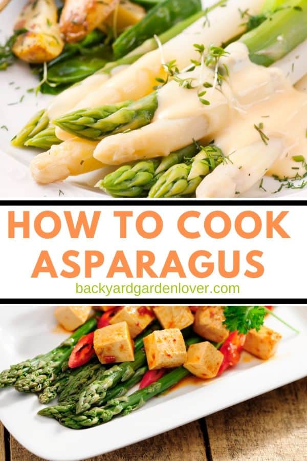 How to cook asparagus - Pinterest image