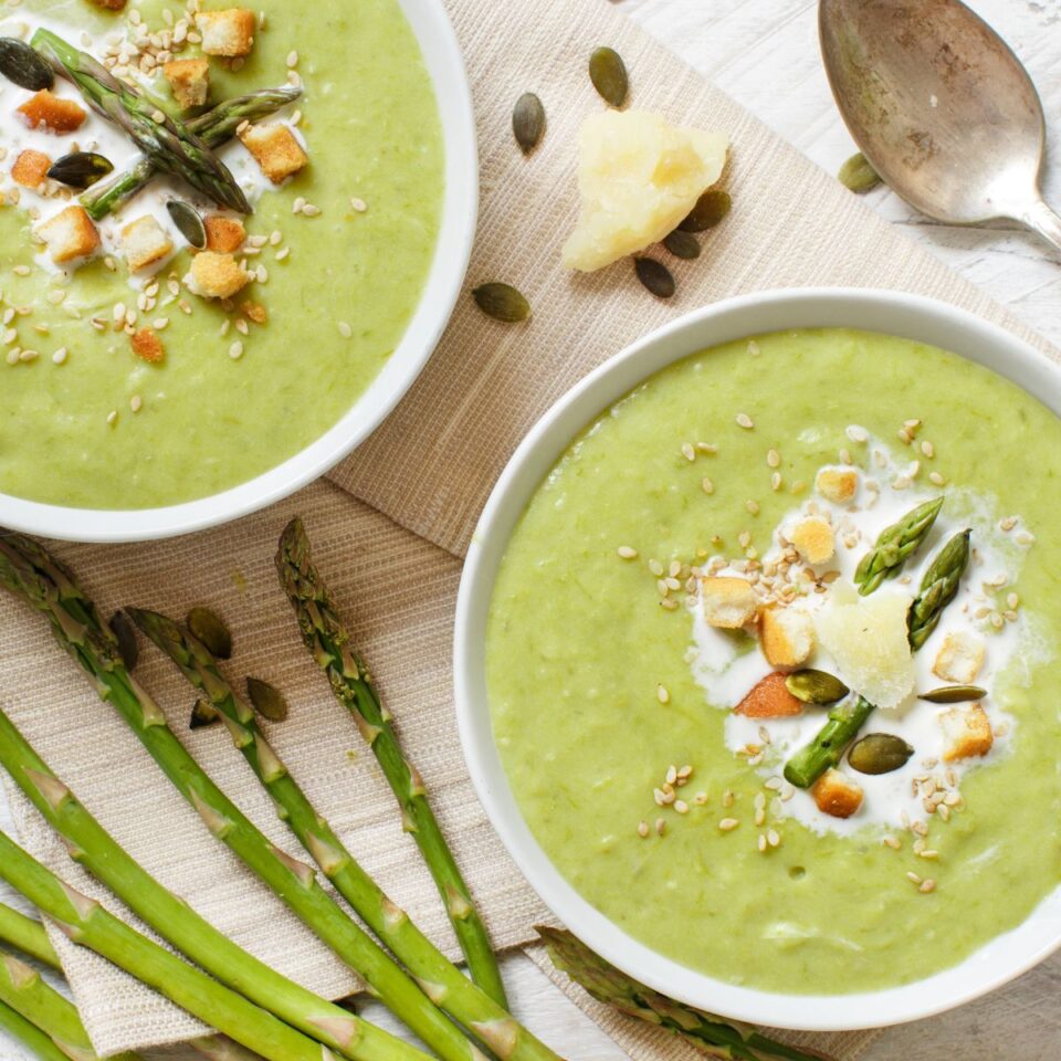 4 Ingredient Cream Of Asparagus Soup Recipe Without The Cream