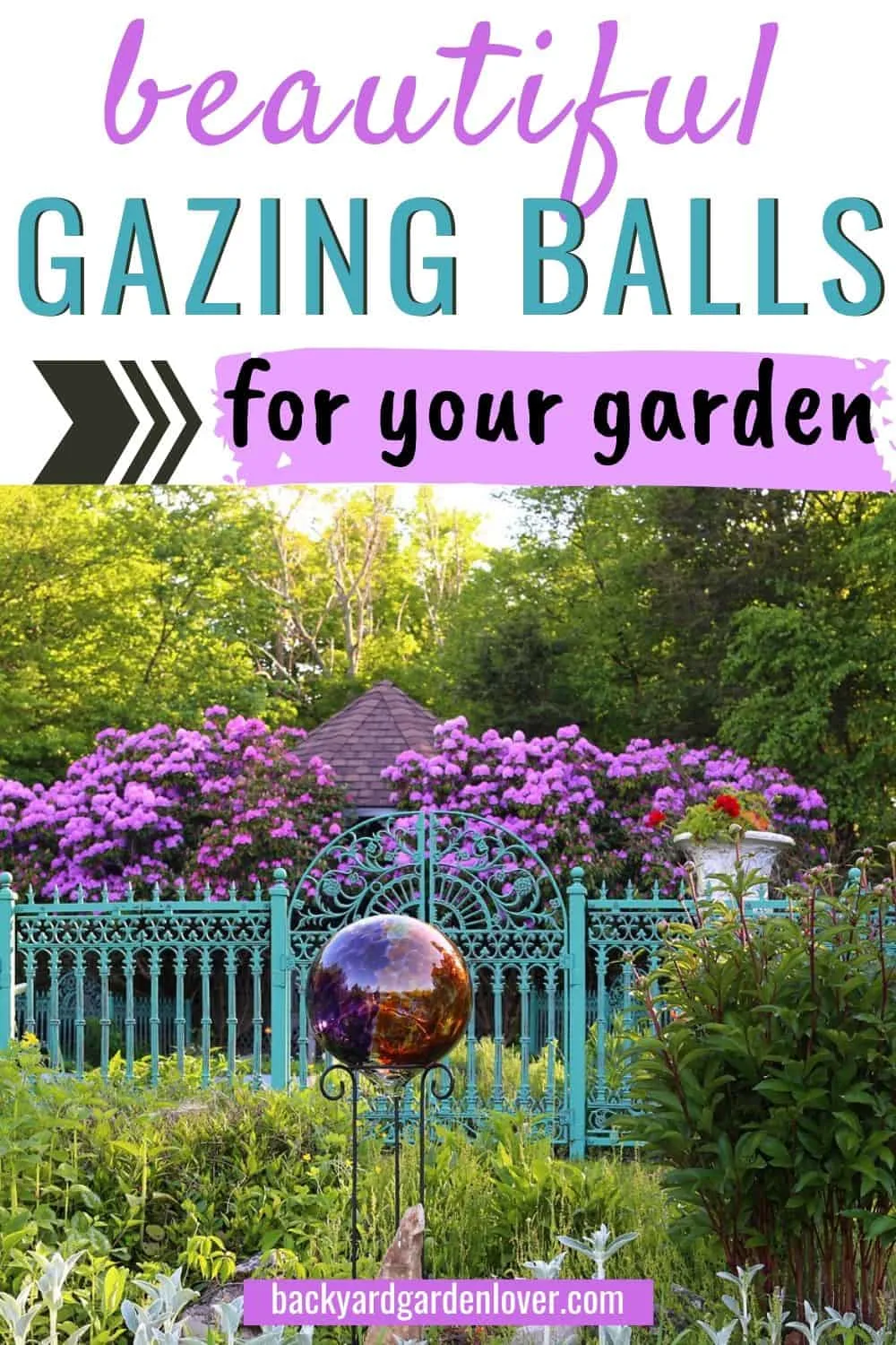 Beautiful gazing balls for your garden