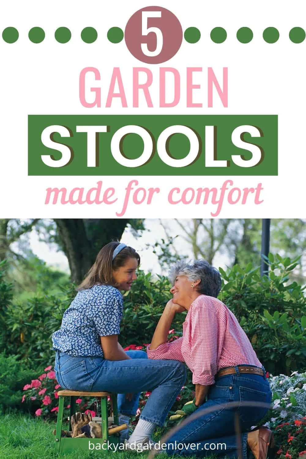 5 garden stools made for comfort