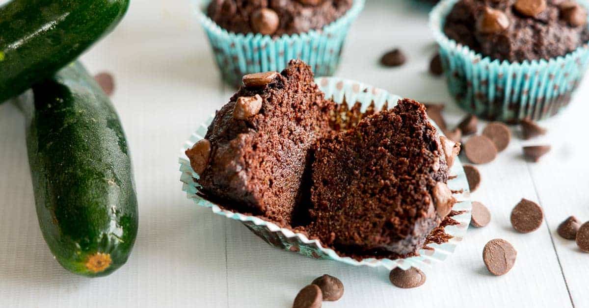 Zuccnini muffins