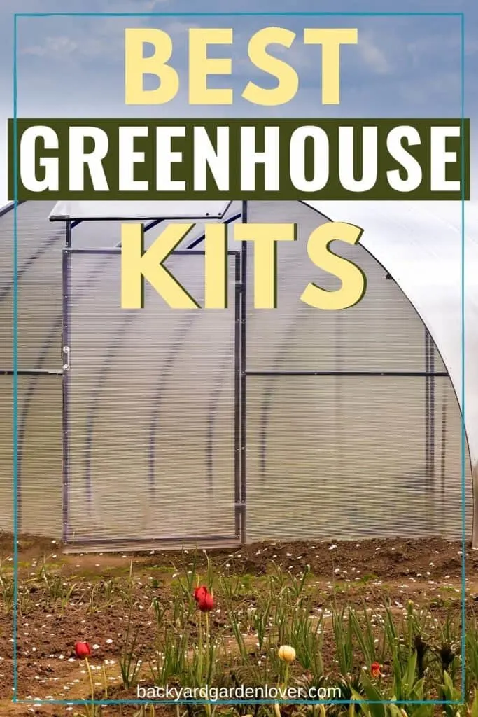 Best greenhouse kits -  Pinterest image