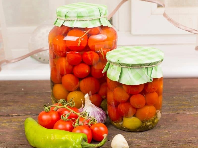 Canned whole tomatoes