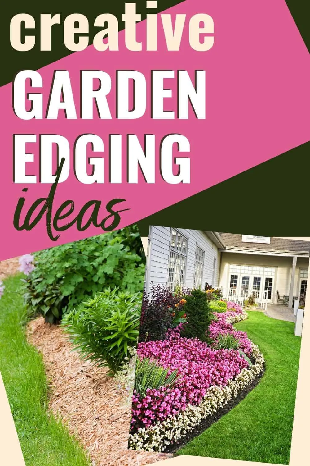 Creative garden edging ideas