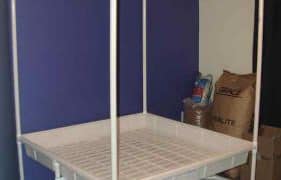 HydroPad PVC hydroponics stand