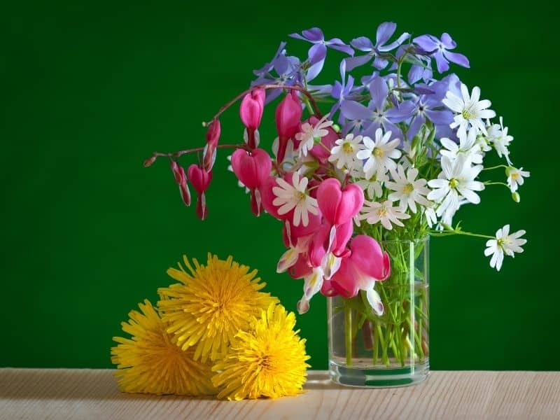 spring flower arrangement