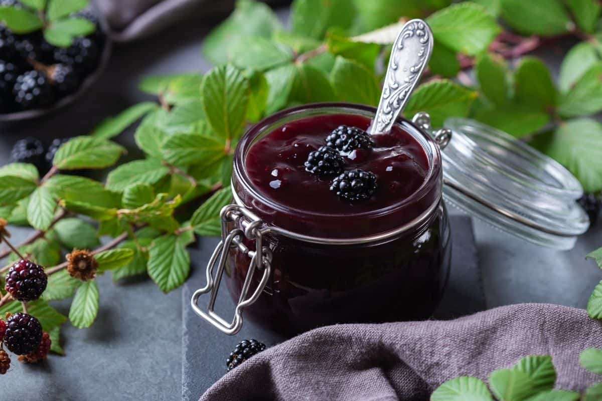homemade blackberry jam