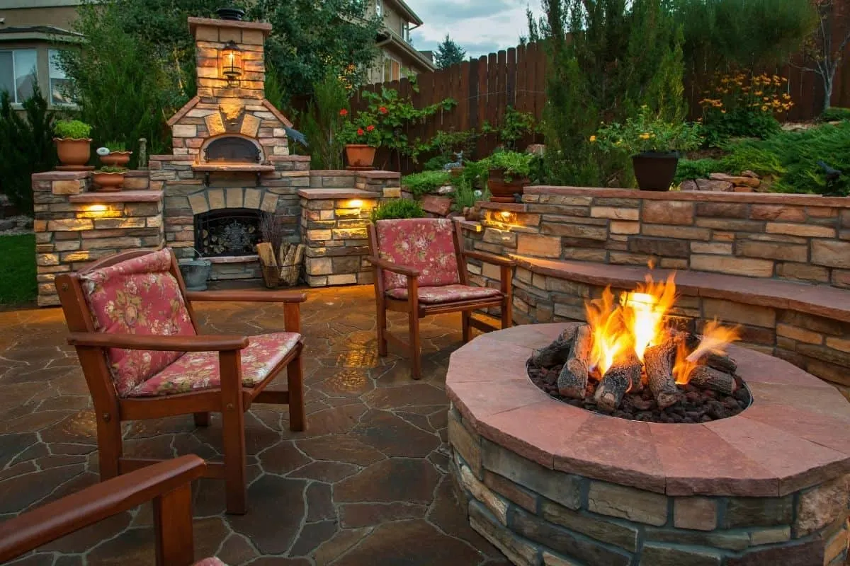 stone fire pit