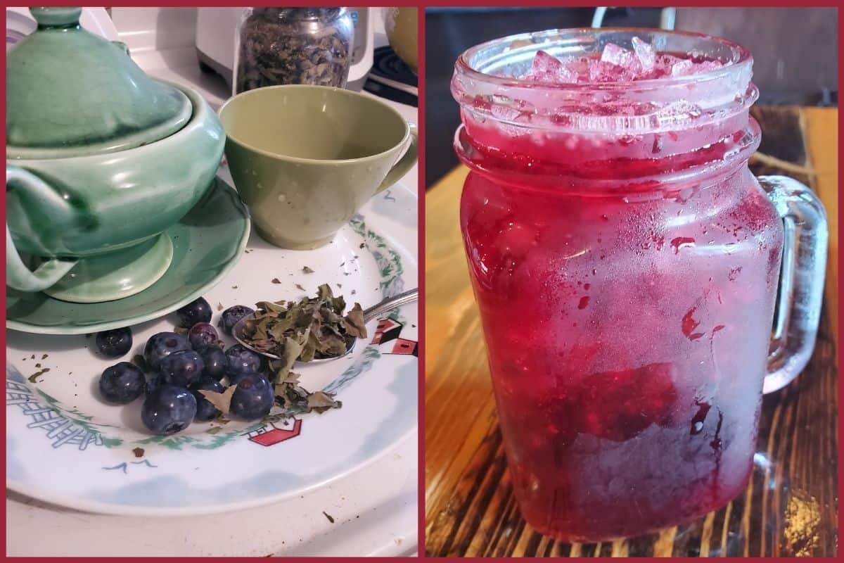 blueberry tea