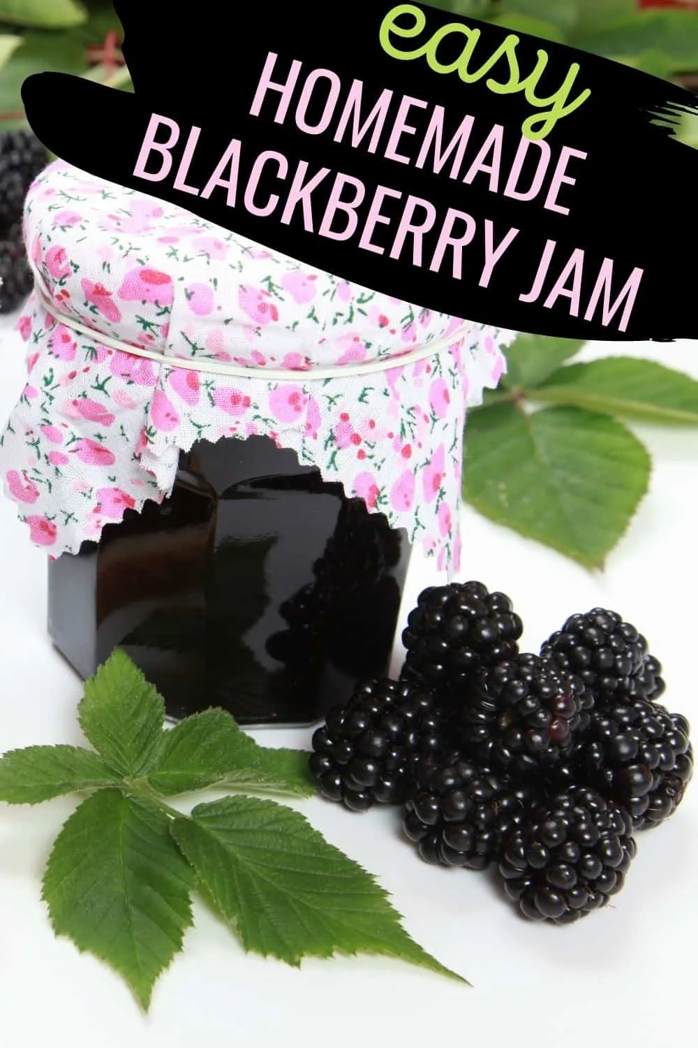 Easy homemade blackberry jam