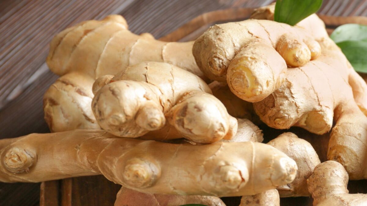 ginger roots.