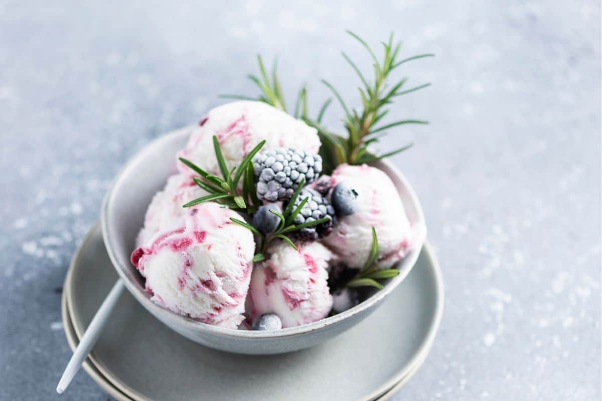 rosemary ice cream