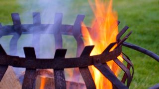 wood burning fire pit