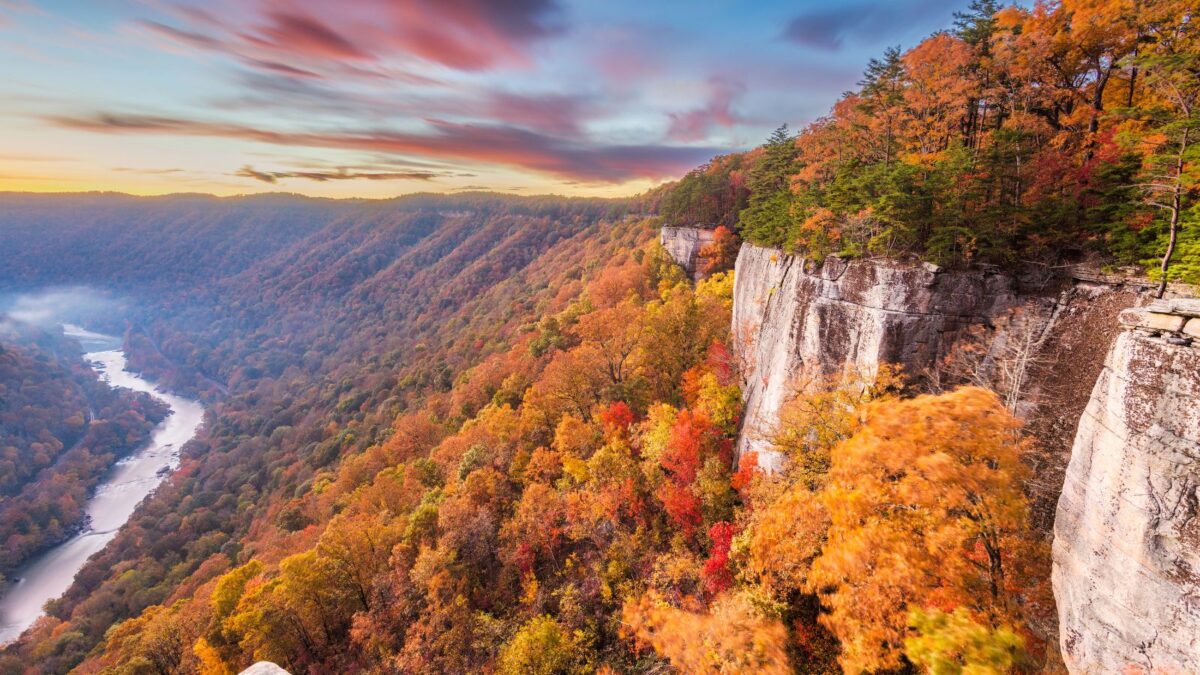 New River Gorge, West Virginia.