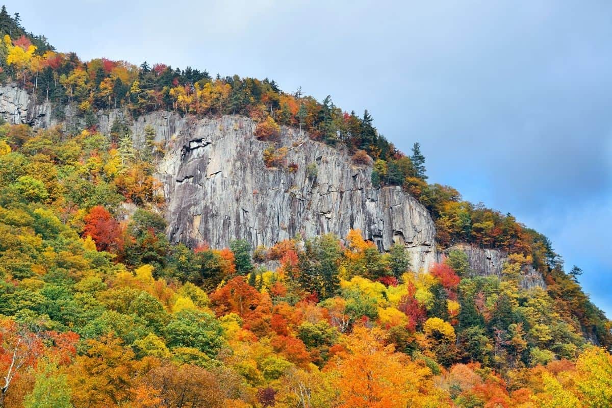 The White Mountains in the fall